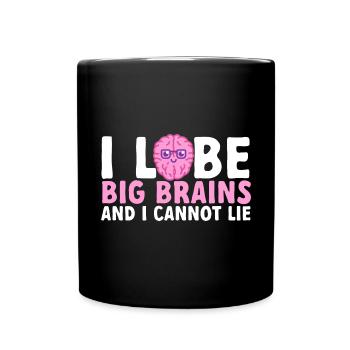 Neurology, Nurse, Brain, Neurologist - Full Colour Mug - black - Front