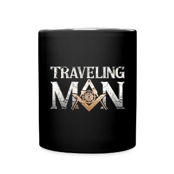 Masonic Freemasonry Fraternal - Tasse einfarbig - Schwarz - Vorne