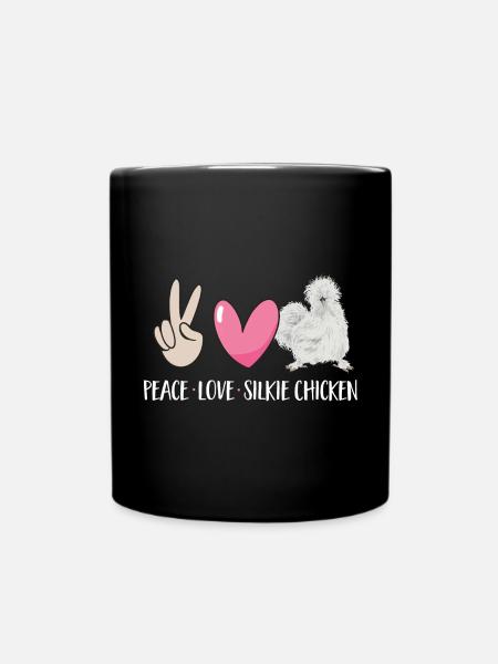 Seidenhuhn Silkie Chicken - Tasse einfarbig - Schwarz