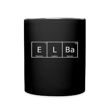 Elba Name Vorname Chemie Periodensystem Elemente - Tasse einfarbig - Schwarz - Vorne