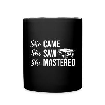 Master Etudes Master - Mug uni - noir - Devant