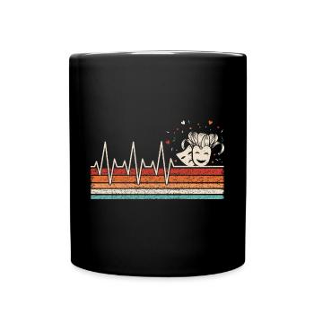 Carnival Heartbeat - Full Colour Mug - black - Front