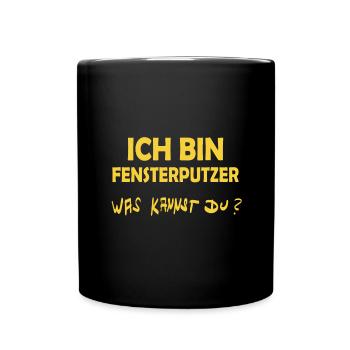 Occupation Window Cleaner - Full Colour Mug - black - Front