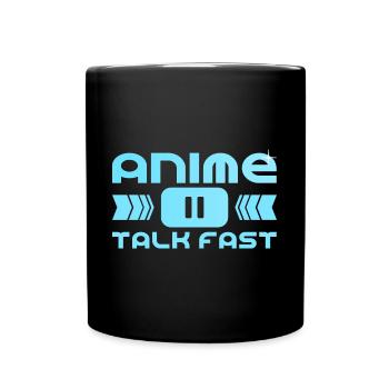 Cute Japanese Manga Women Girls Gift Otaku Kawaii - Tasse einfarbig - Schwarz - Vorne