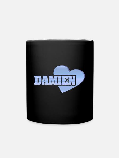 Damien en tant qu’or - Mug uni - noir