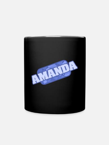 Amanda - Tasse einfarbig - Schwarz