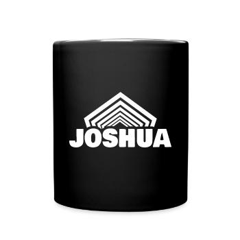 First name Joshua - Full Colour Mug - black - Front