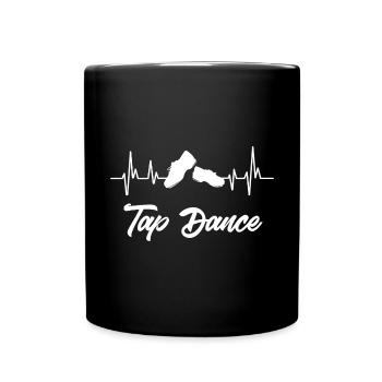 Professeur de claquettes Danseuse de claquettes Claquettes - Mug uni - noir - Devant