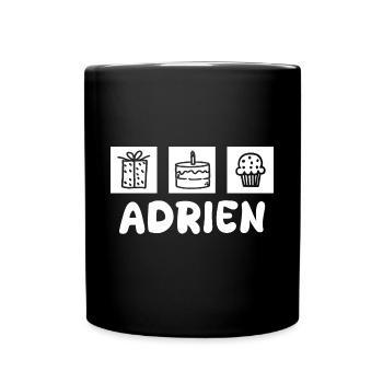 Adrien - Full Colour Mug - black - Front