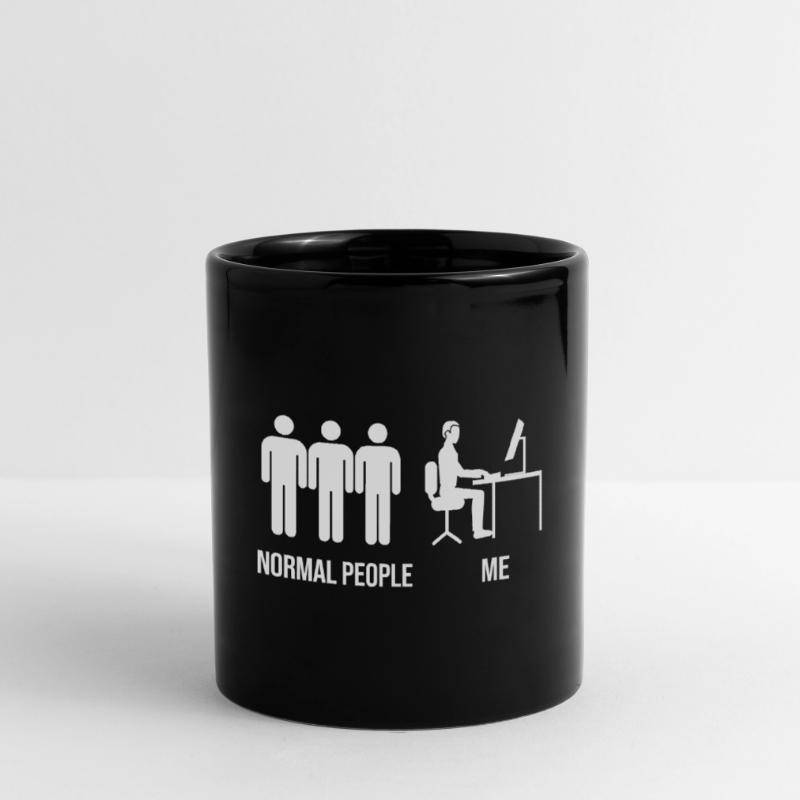 Programmierer Entwickler Programmierer Programmieren IT Computer Tasse einfarbig