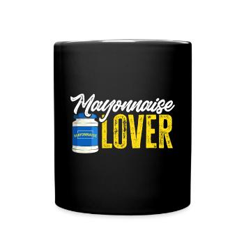 Mayonnaise - Full Colour Mug - black - Front