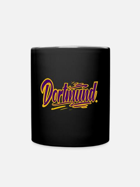 Dortmund - Tasse einfarbig - Schwarz