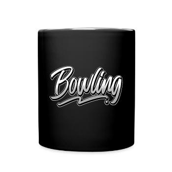 Bowling - Mug uni - noir - Devant