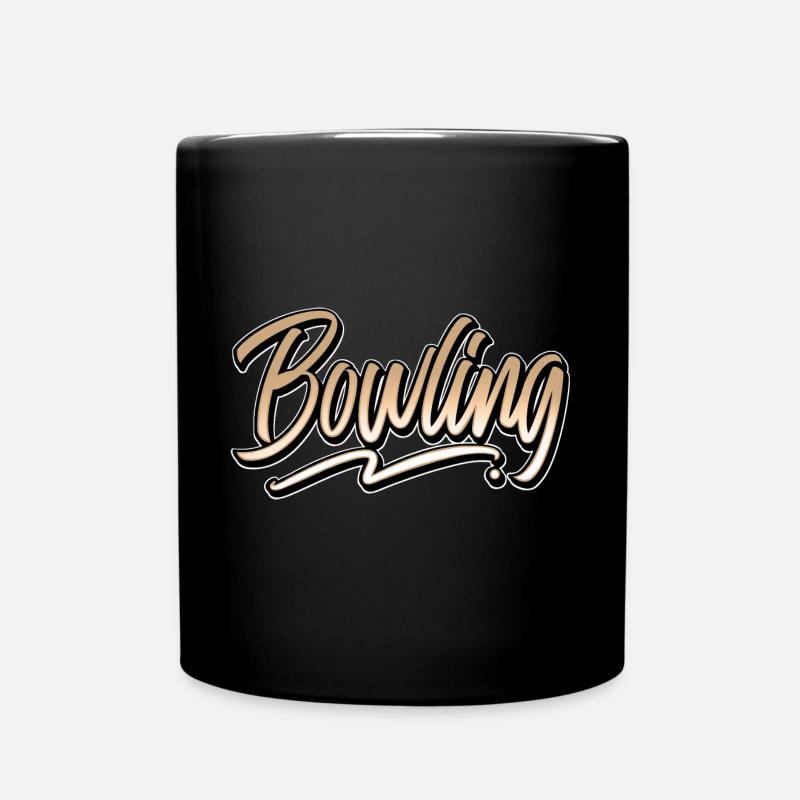 Bowling - Tasse einfarbig - Schwarz