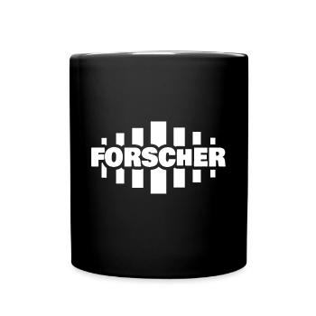 Forscher als Beruf - Tasse einfarbig - Schwarz - Vorne