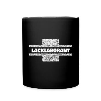 Geschenk für Lacklaborant - Tasse einfarbig - Schwarz - Vorne