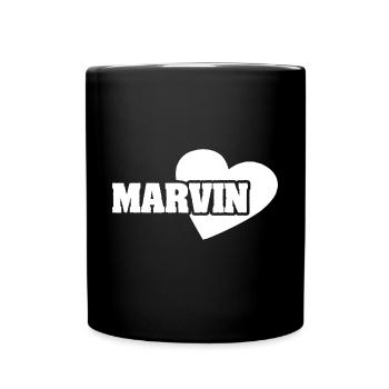 Marvin - Tasse einfarbig - Schwarz - Vorne