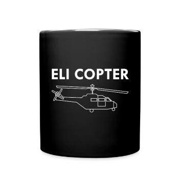 Eli copter Agent Hélicoptère Mossad Israël - Mug uni - noir - Devant