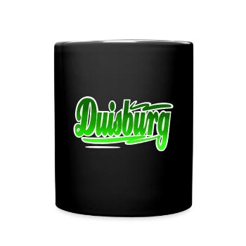 Duisburg - Tasse einfarbig - Schwarz - Vorne