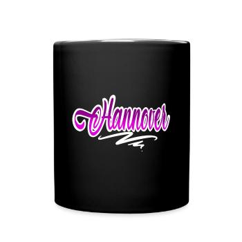 Hannover - Tasse einfarbig - Schwarz - Vorne