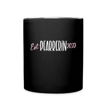 Pfarrerin Geburtstag Jubiläum Dankeschön Pfarrer - Tasse einfarbig - Schwarz - Vorne