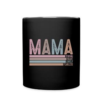 Mom - Full Colour Mug - black - Front