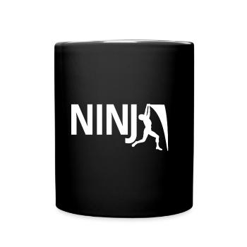 Ninja Warrior - Full Colour Mug - black - Front