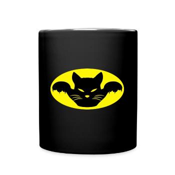 Catwoman - Tasse einfarbig - Schwarz - Vorne
