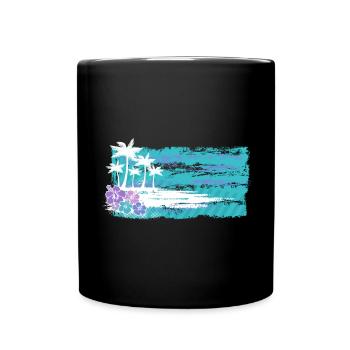 Grunge Paradise 02 - Mug uni - noir - Devant