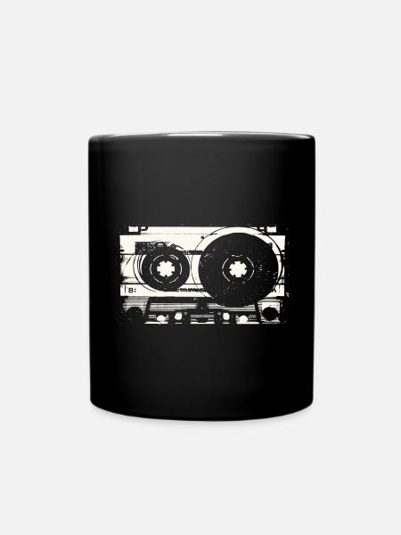 Cassette Tape Vintage Graphic - Mug uni - noir