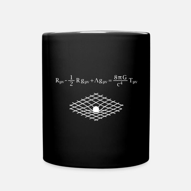 Spatial Equation Physics - Full Colour Mug - black