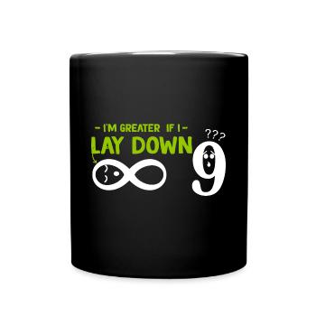 8 Mathématiques infinies - Mug uni - noir - Devant