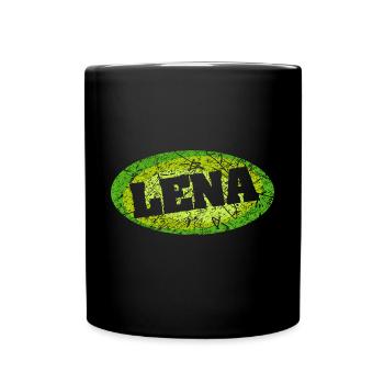 Lena - Tasse einfarbig - Schwarz - Vorne