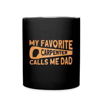 Bevorzugter Zimmermann Vater Zimmermann Vater - Tasse einfarbig - Schwarz - Vorne