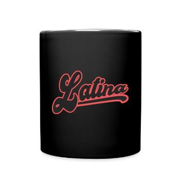 latina latin femme pouvoir plage d’été sexy - Mug uni - noir - Devant