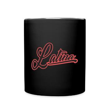 latina latin femme pouvoir plage d’été sexy - Mug uni - noir - Devant
