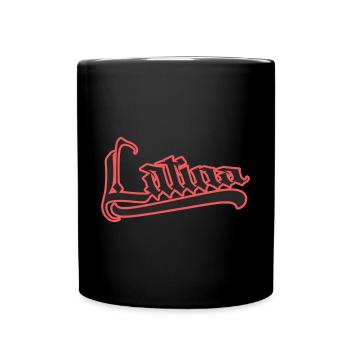 latina latin femme pouvoir plage d’été sexy - Mug uni - noir - Devant