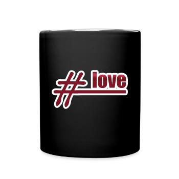 Love Liebe - Full Colour Mug - black - Front