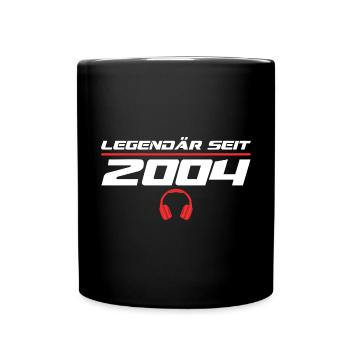 2004 Jahrgang Gamer 18. Geburtstag Geschenkidee - Tasse einfarbig - Schwarz - Vorne