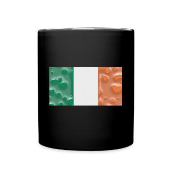 Irland - Tasse einfarbig - Schwarz - Vorne