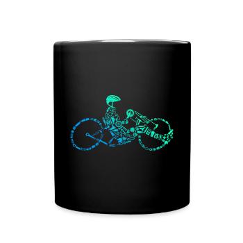 Handbike - Full Colour Mug - black - Front
