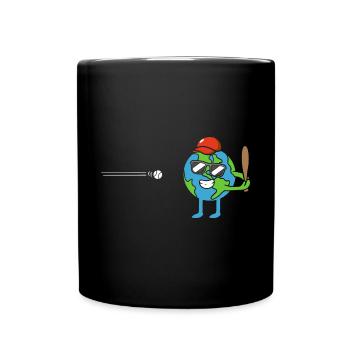 La Terre joue au baseball Jour de la Terre Jour de l’environnement Jour de la Terre - Mug uni - noir - Devant