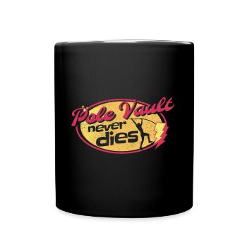 Pole vault sports athlete - Full Colour Mug - black - Front