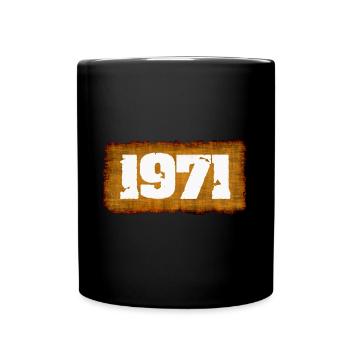 1971 - Tasse einfarbig - Schwarz - Vorne
