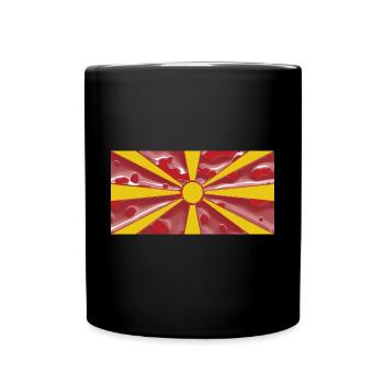Macédoine du Nord - Mug uni - noir - Devant
