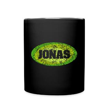 Jonas - Tasse einfarbig - Schwarz - Vorne