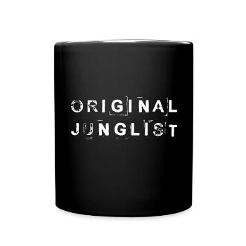 Original Junglist Drum and Bass DNB Light Remix - Tasse einfarbig - Schwarz - Vorne
