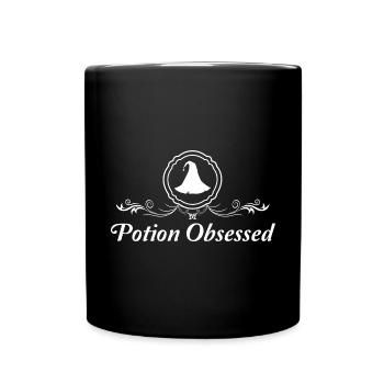 Gothic Wicca Trank besessener Hexerei - Tasse einfarbig - Schwarz - Vorne