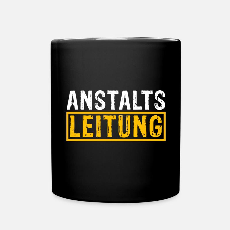 Chef Lustig - Tasse einfarbig - Schwarz