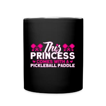 Pickleball-Liebhaber Pickleball Pickleball-Spieler - Tasse einfarbig - Schwarz - Vorne